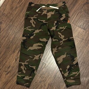 Polo by Ralph Lauren Kids Camo Joggers - Green and Tan